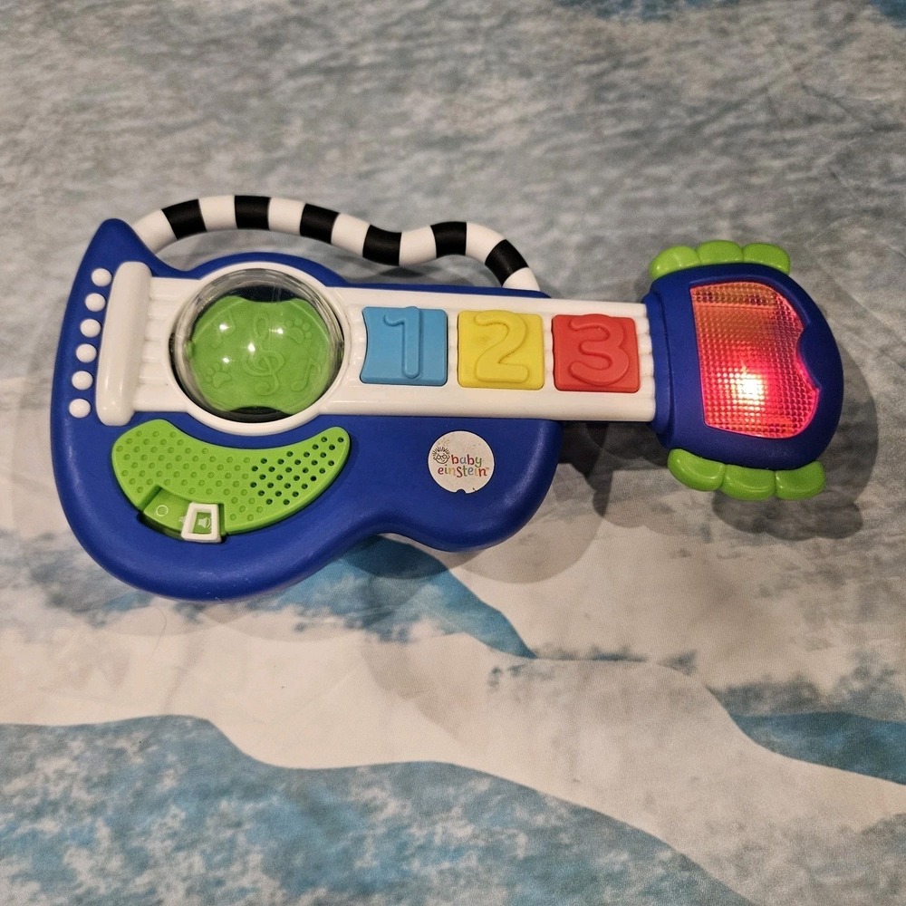 Baby Einstein Discover & Play Musical Guitar Toy Lights Sounds Learning Toy